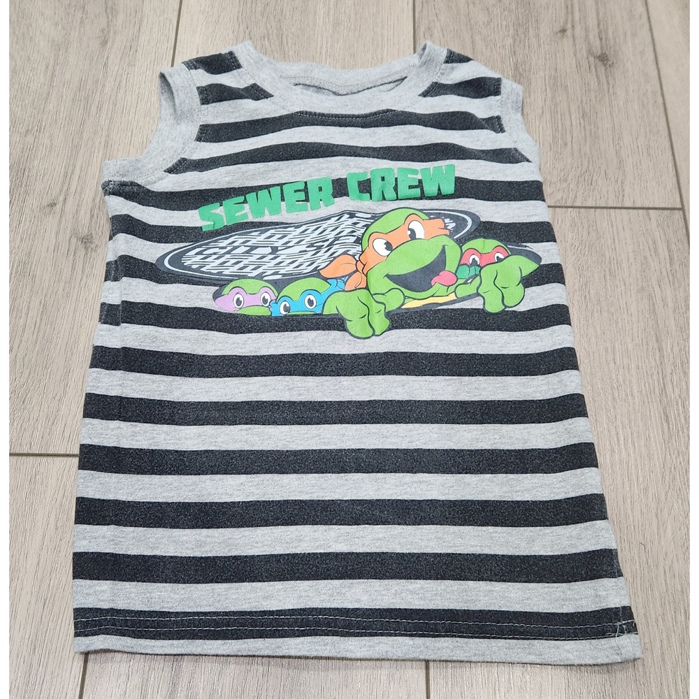 Nickelodeon TMNT Teenage Mutant Ninja Turtles Graphic Tank Top Boys Size 5T